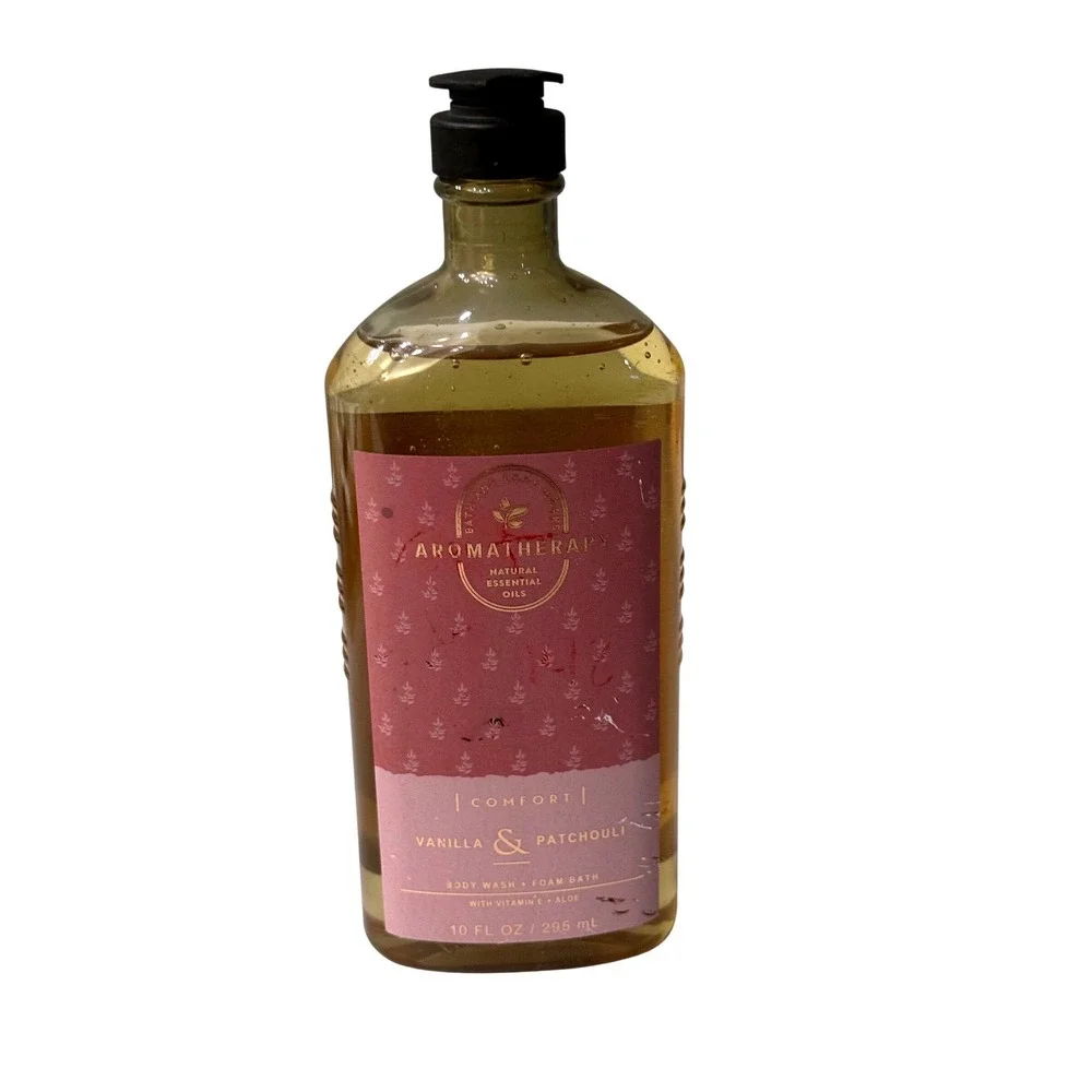 Bath & Body Works Aromatherapy COMFORT Vanilla Patchouli Body Wash Foam Bath